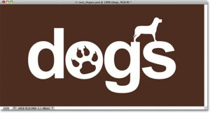Combining Text With Shapes In Photoshop