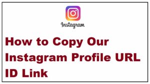 How To Copy and Share Instagram Profile Link url