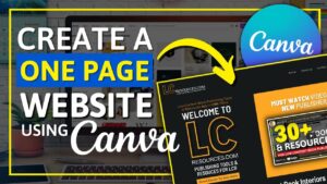 How to Create a REAL WEBSITE on Canva
