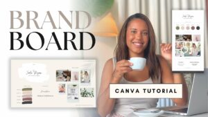 How to Make a MODERN BRAND BOARD
