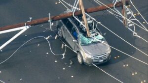 How to React if a Power Line Falls on Your Car
