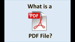 What is a PDF File