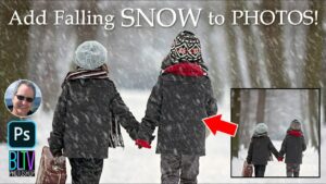 How to Add Falling Snow to Photos with Photoshop