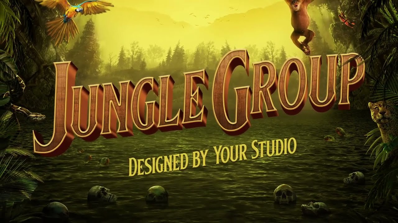 Jungle Text in Photoshop
