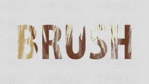 Stroke Text With A Brush In Photoshop