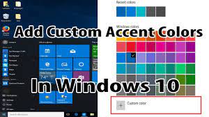 Add Accent Colors in Windows 10