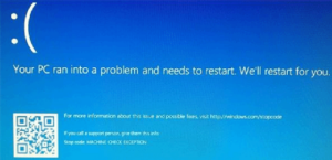 Blue screen of death (BSOD) in Laptop and its solution