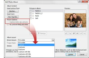 Creating Photo Albums in PowerPoint