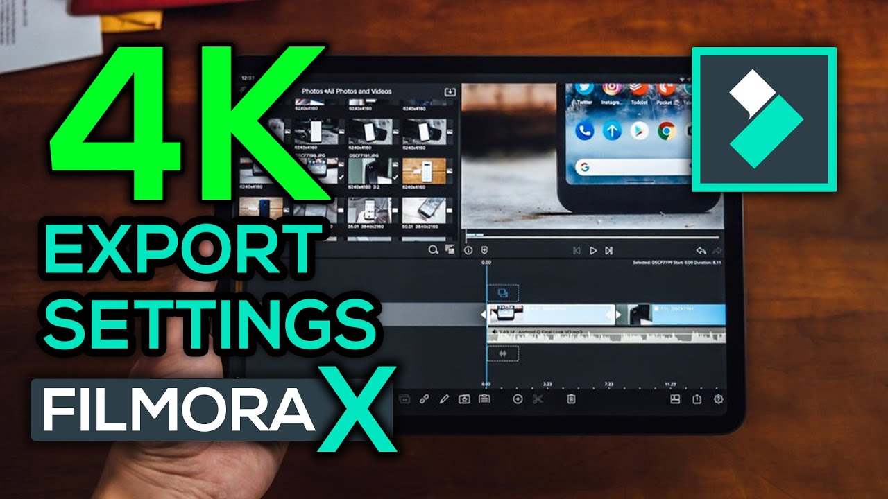 Support for 4K resolution in Wondershare Filmora