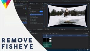 How to Remove Fisheye Effect from Videos using HitFilm Express
