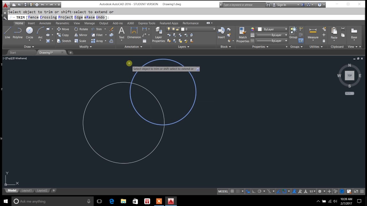 How to Trim and Extend Objects in AutoCAD