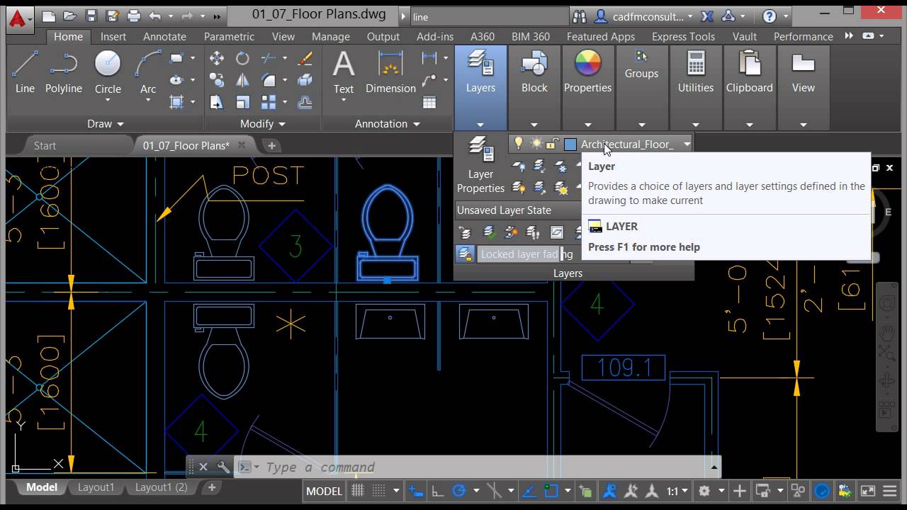 How to Use Layers in AutoCAD