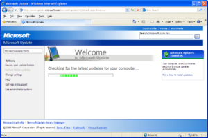 How to check for and install Windows updates manually in Windows XP