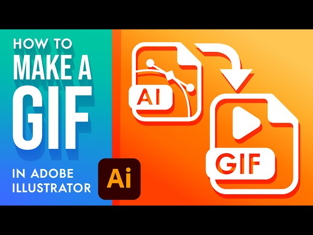 How to create a GIF in Adobe Illustrator