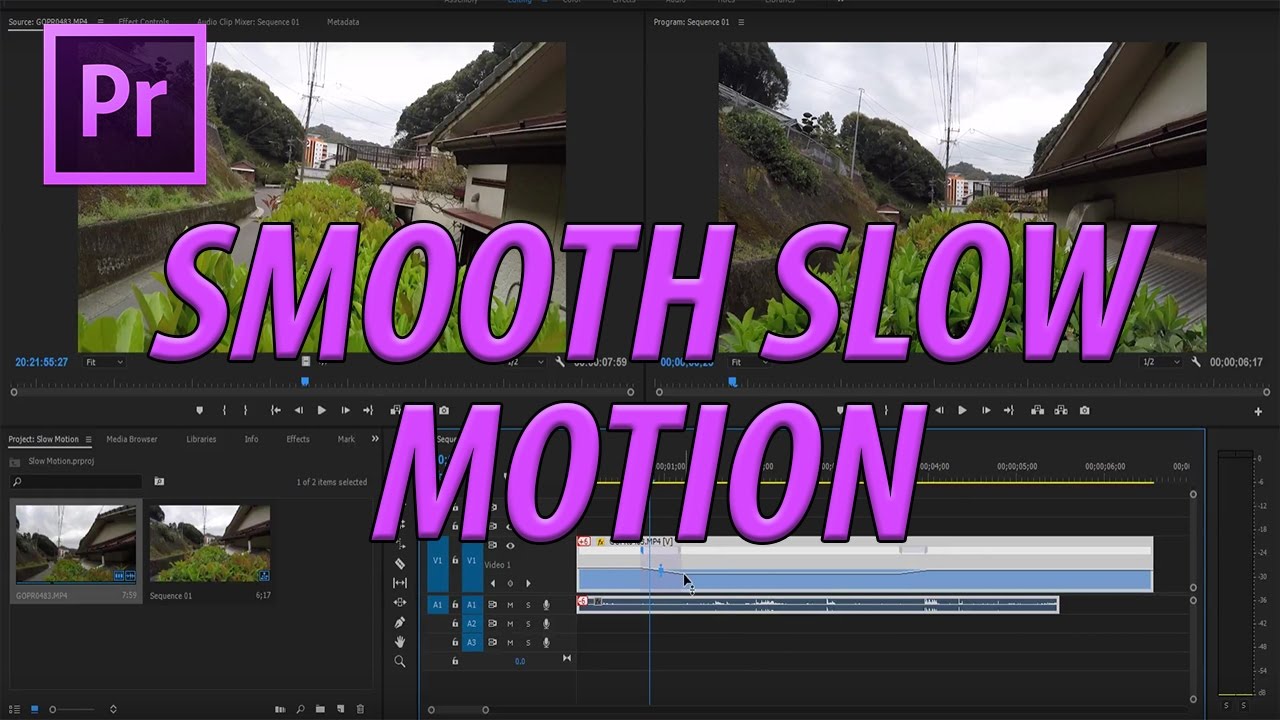 How to create a slow motion effect in Premiere Pro