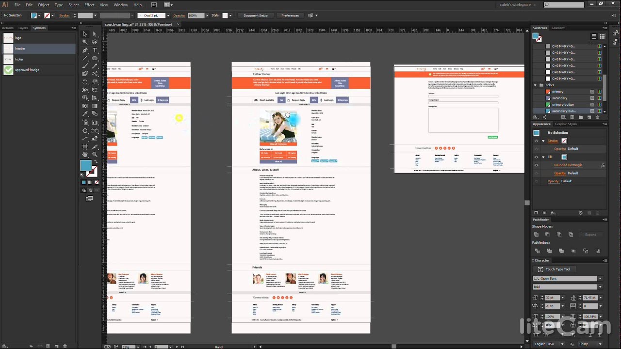 How to create a website mockup in Adobe Illustrator
