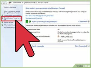 How to enable disable Windows Firewall in Windows 7