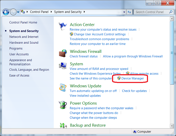 How to manage device drivers in Windows 7