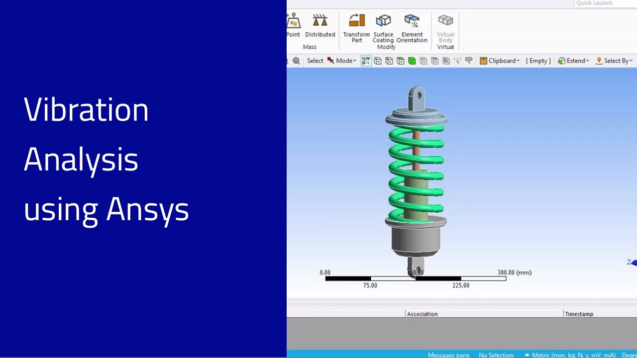 How to simulate vibrations in ANSYS Mechanical