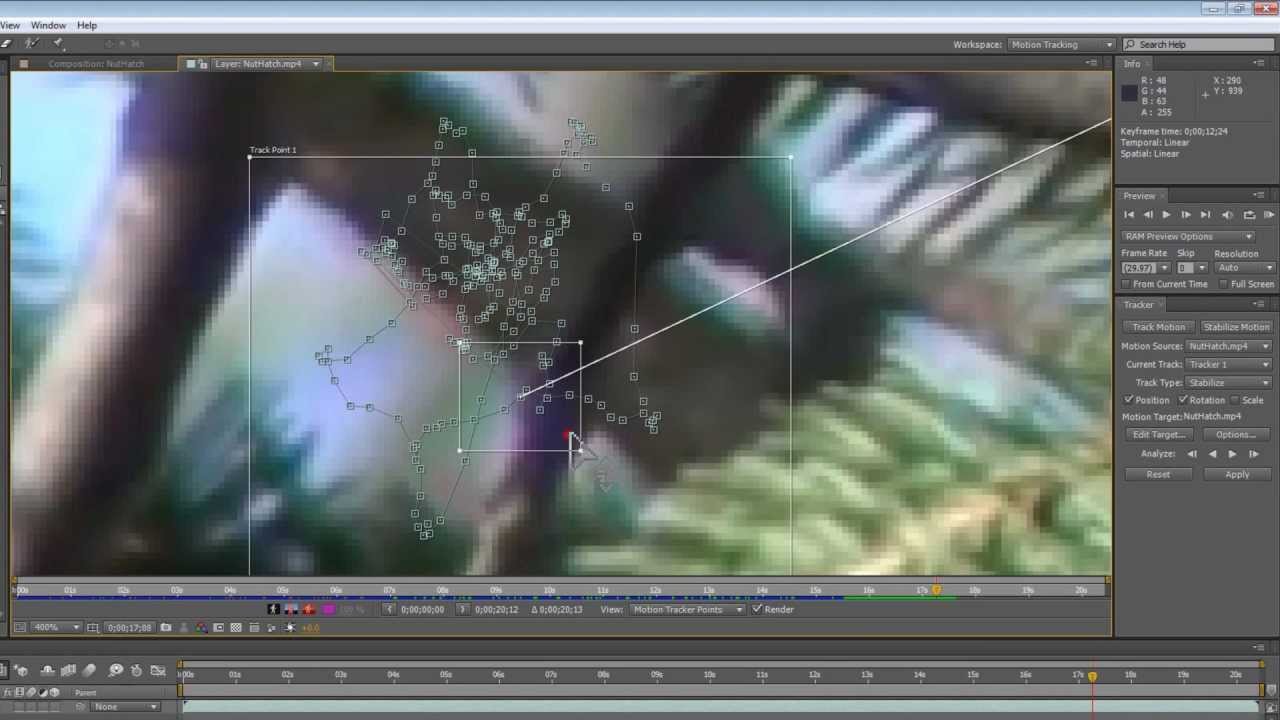 How to stabilize footage in Adobe After Effects