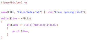 How to use regular expressions in Perl