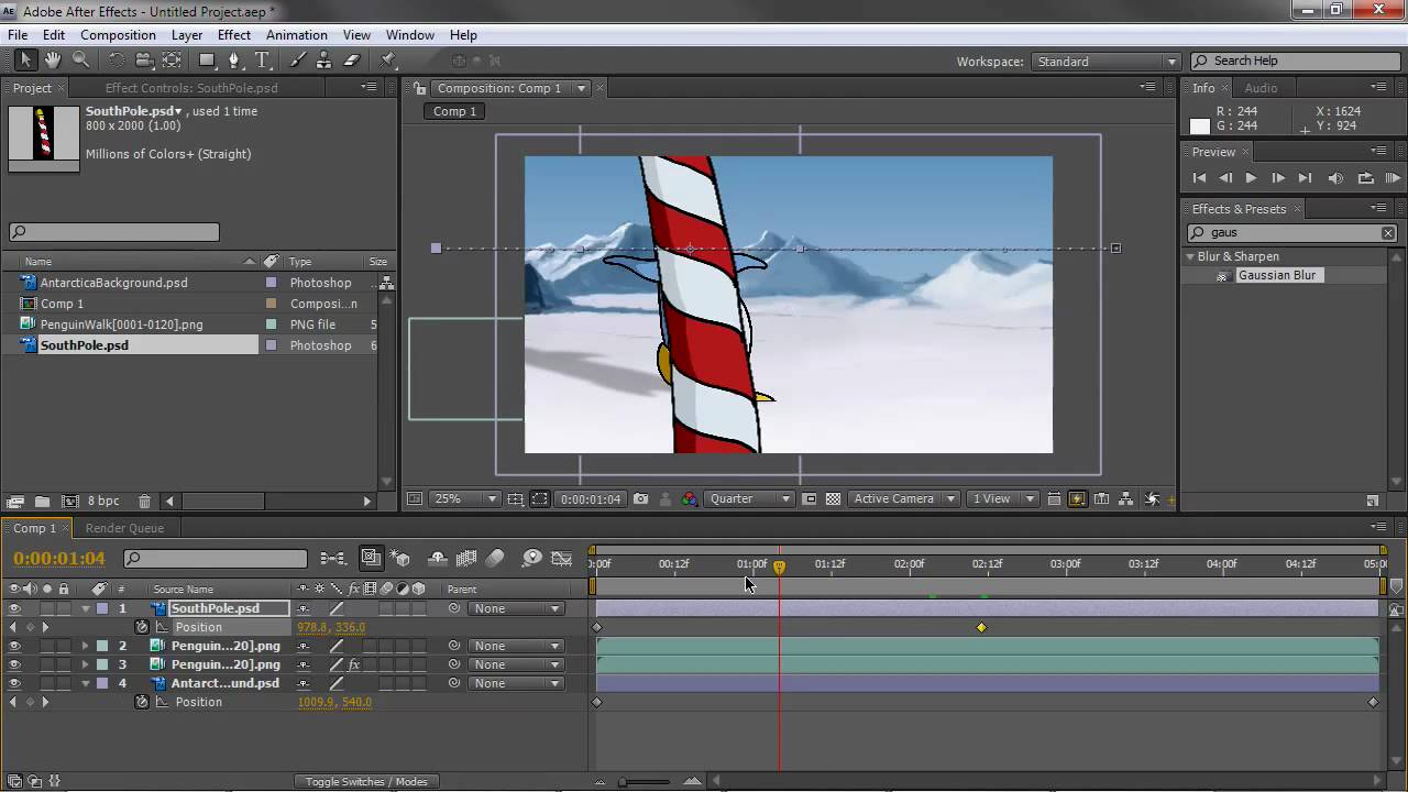How to use the Cartoon effect in Adobe After Effects