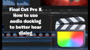 How to use the audio ducking feature in Final Cut Pro