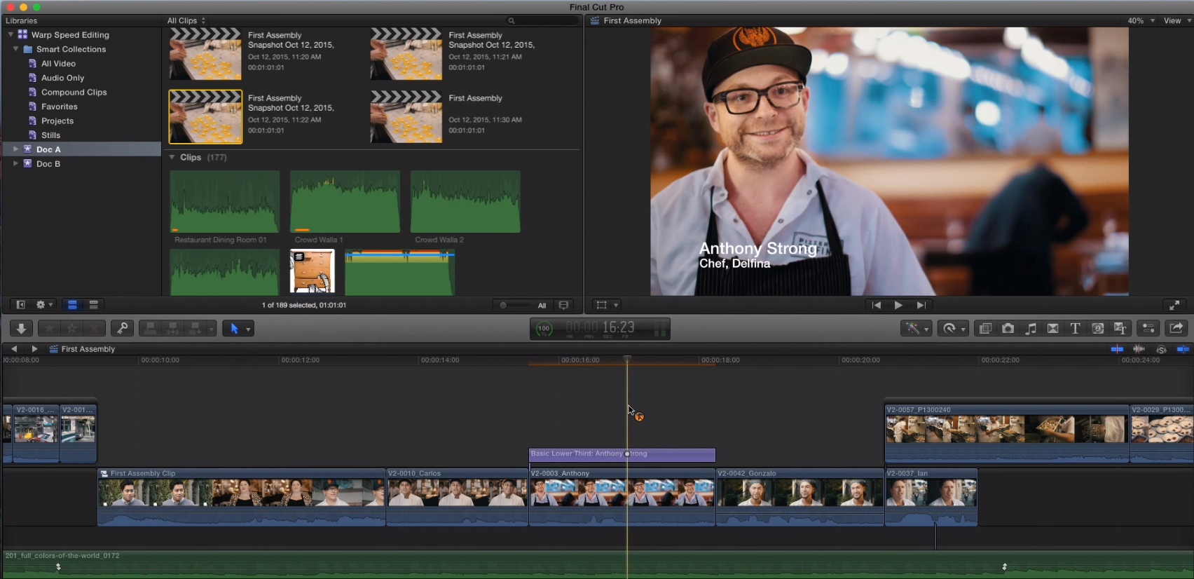 How to use the ripple delete feature in Final Cut Pro