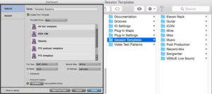 How to Create Templates in Pro Tools