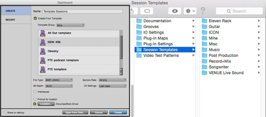 How to Create Templates in Pro Tools