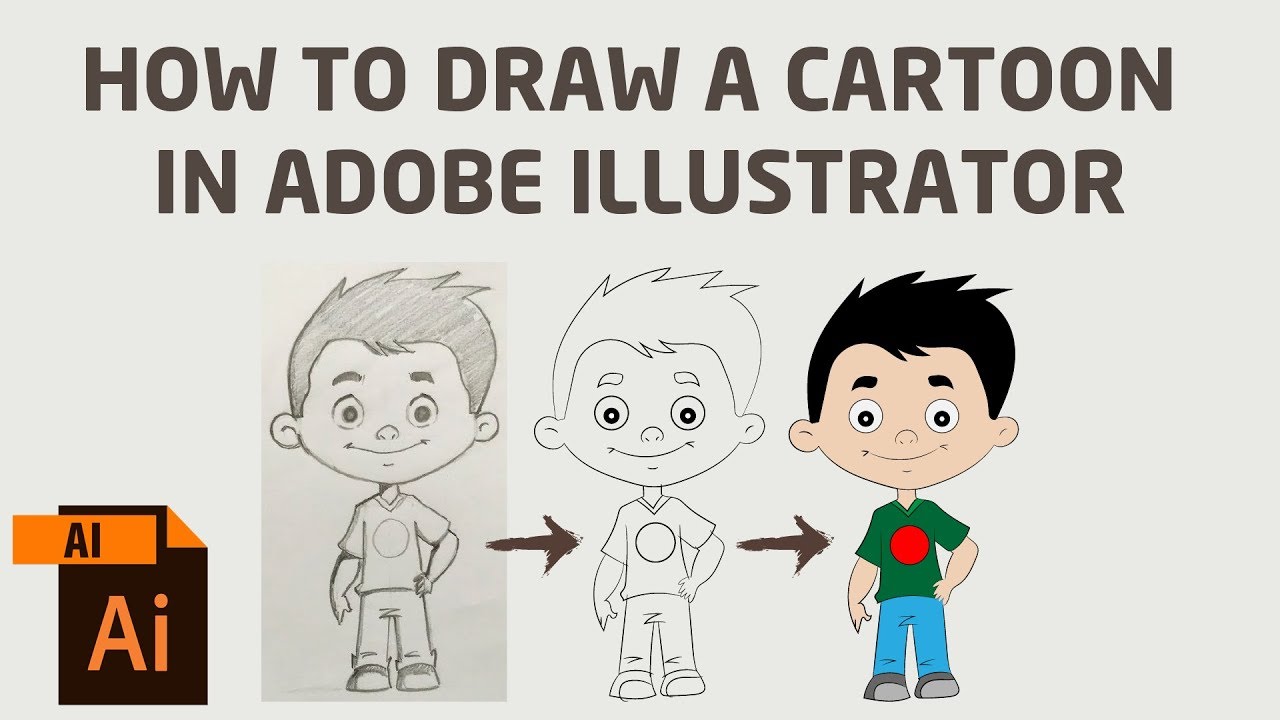 How to Make a Cartoon Character in Adobe Illustrator