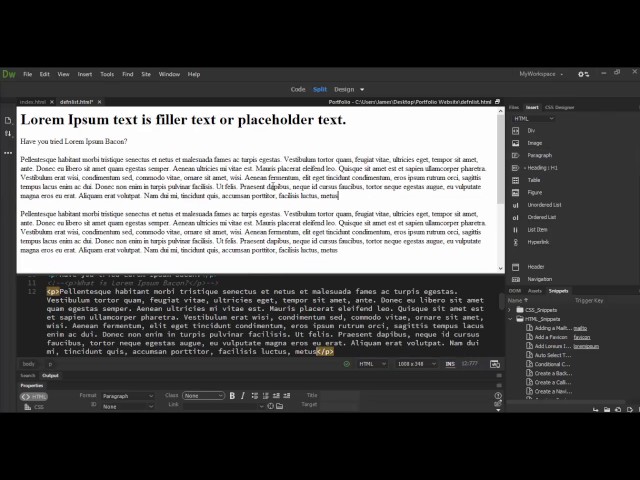 How to Use Code View in Adobe Dreamweaver