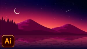 How to make a vector nature illustration in Adobe Illustrator