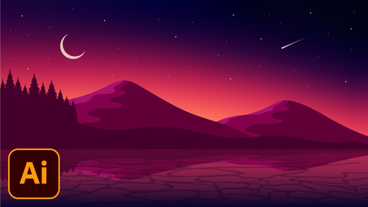 How to make a vector nature illustration in Adobe Illustrator