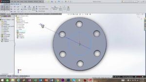 How to sketch a circle in SolidWorks