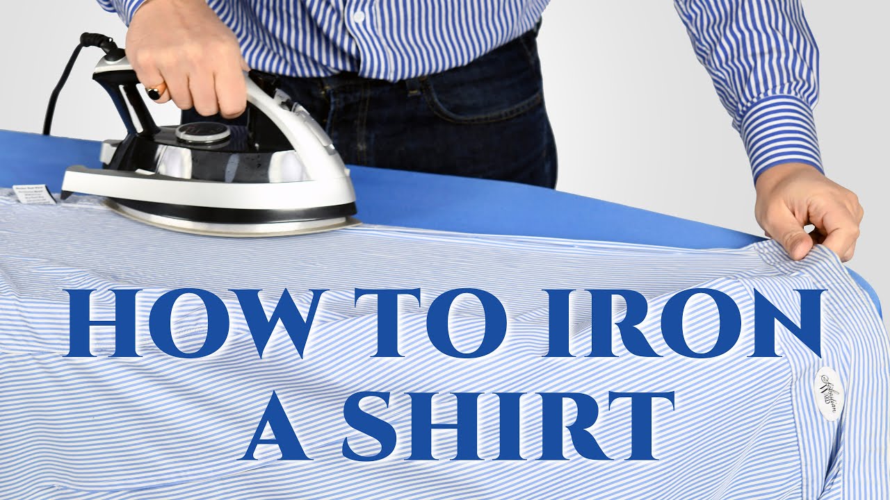 How to iron a shirt