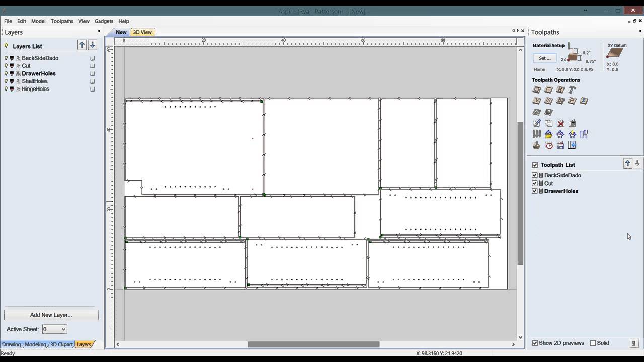 How to set up toolpath templates