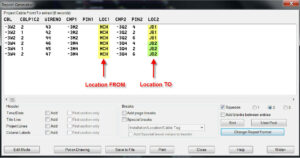 How to use the Wire From To List in autodesk electrical