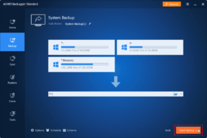 How to create a system backup