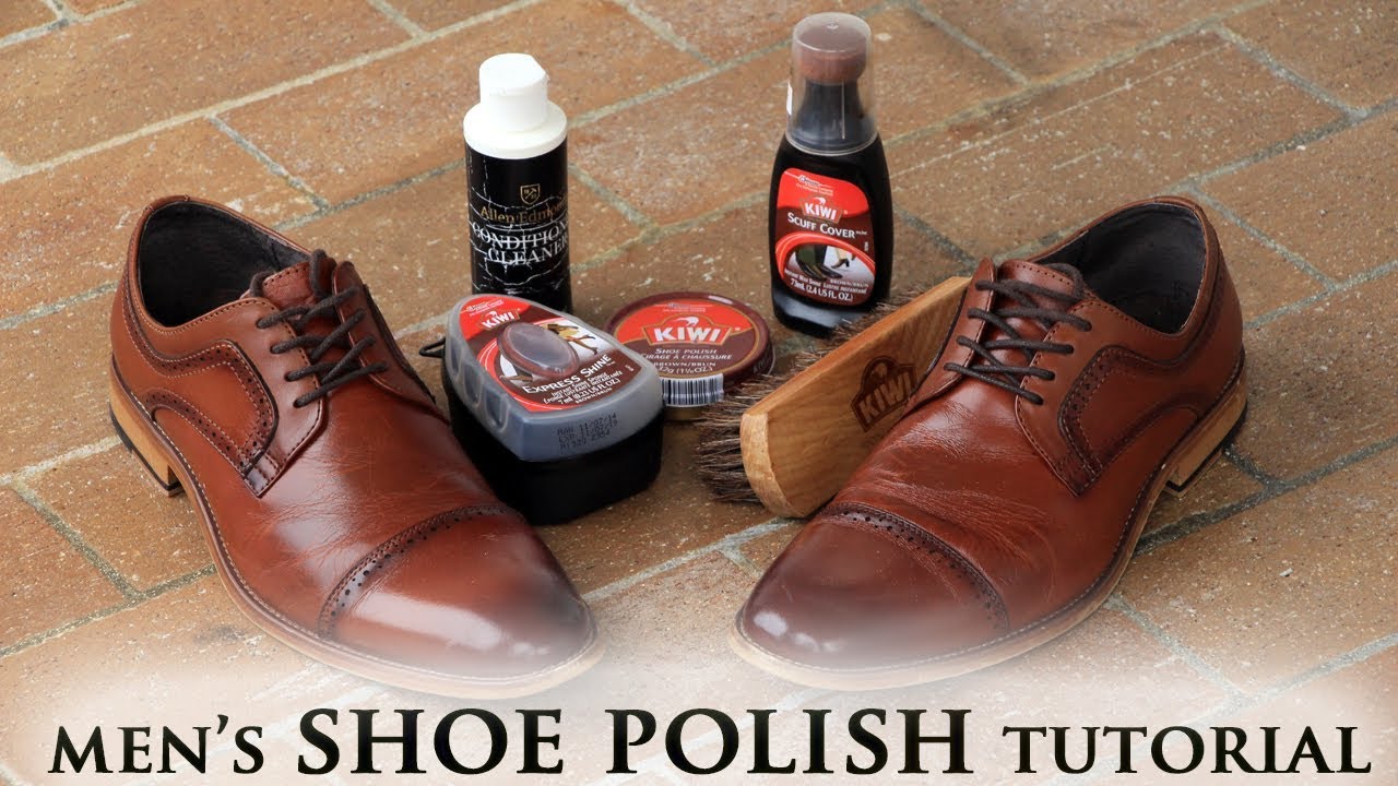 How to polish men's shoes