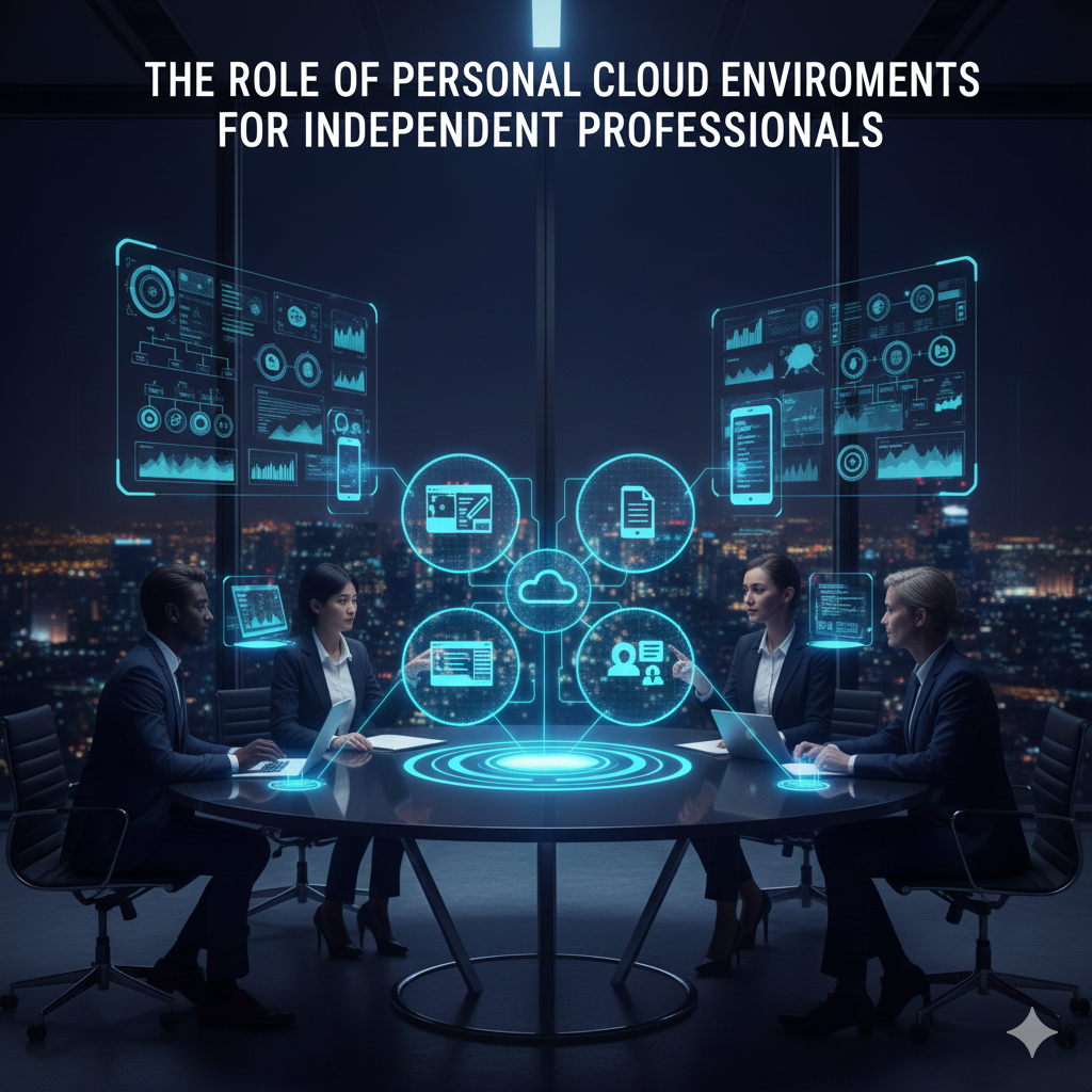 The Role of Personal Cloud Environments for Independent Professionals